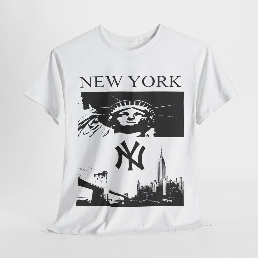 Statue of Liberty & NYC Skyline - T Shirt