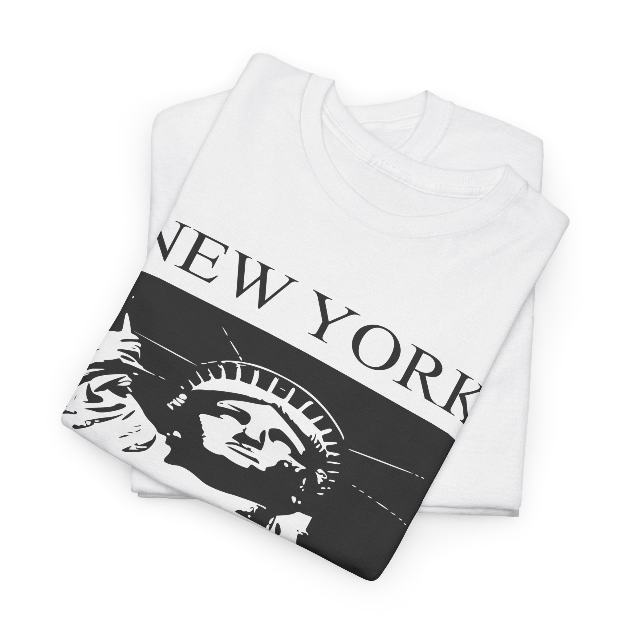 Statue of Liberty & NYC Skyline - T Shirt