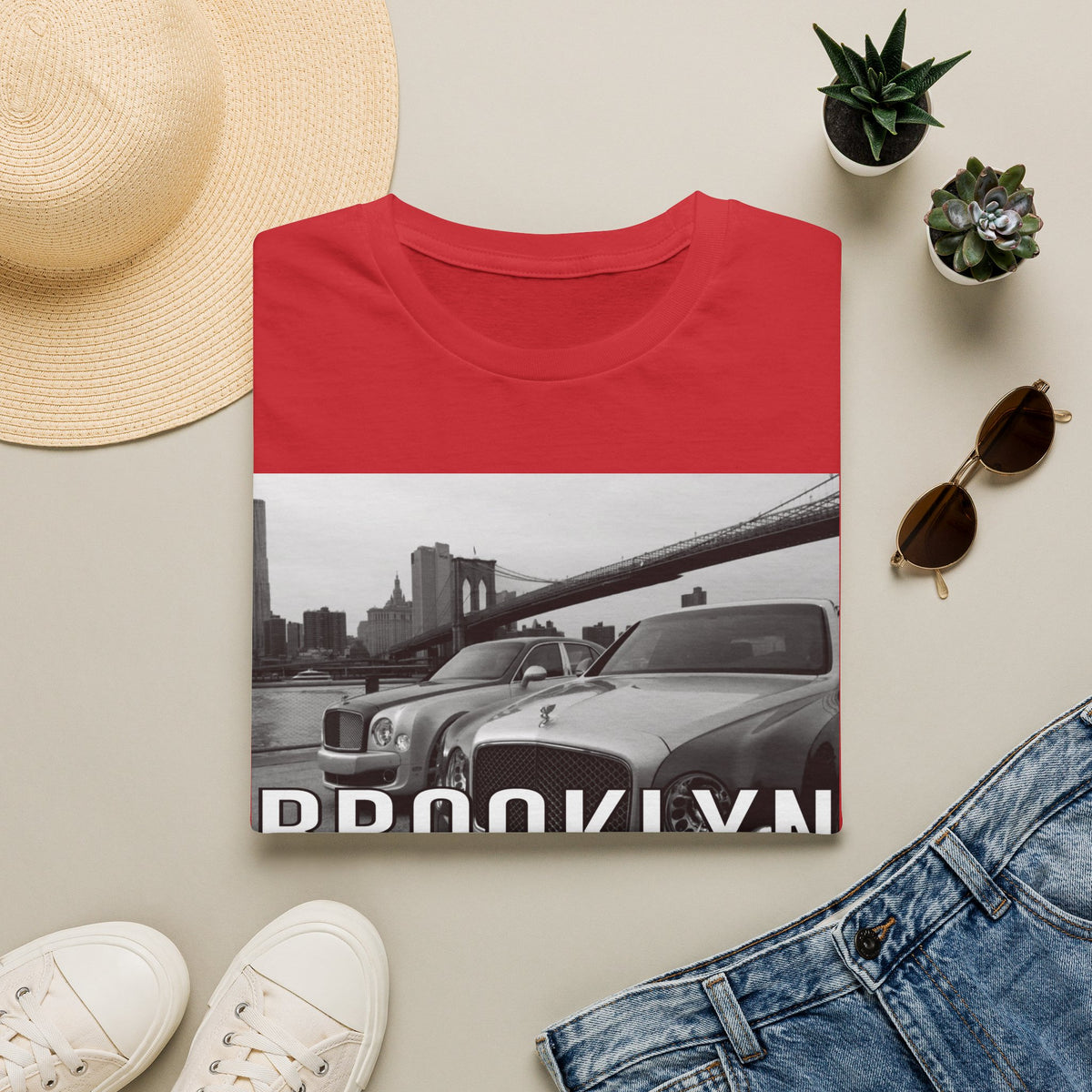 Brooklyn-Bentley-Brooklyn Bridge-NY-T-Shirt