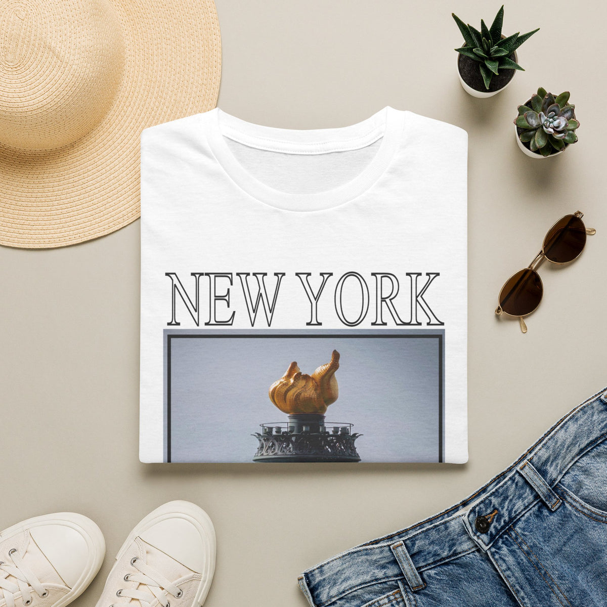 New York-Statue-of-Liberty-T-Shirt
