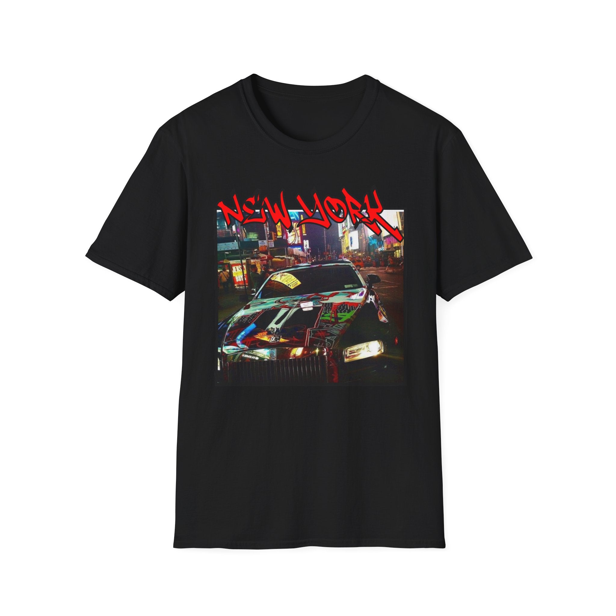 New York City, Times Sqaure, Rolls Royce, T Shirt