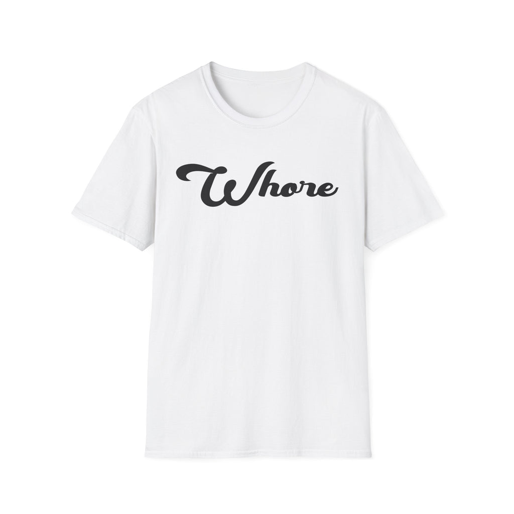 Whore - T shirt - Adult - XXX - X Rated (Crew)