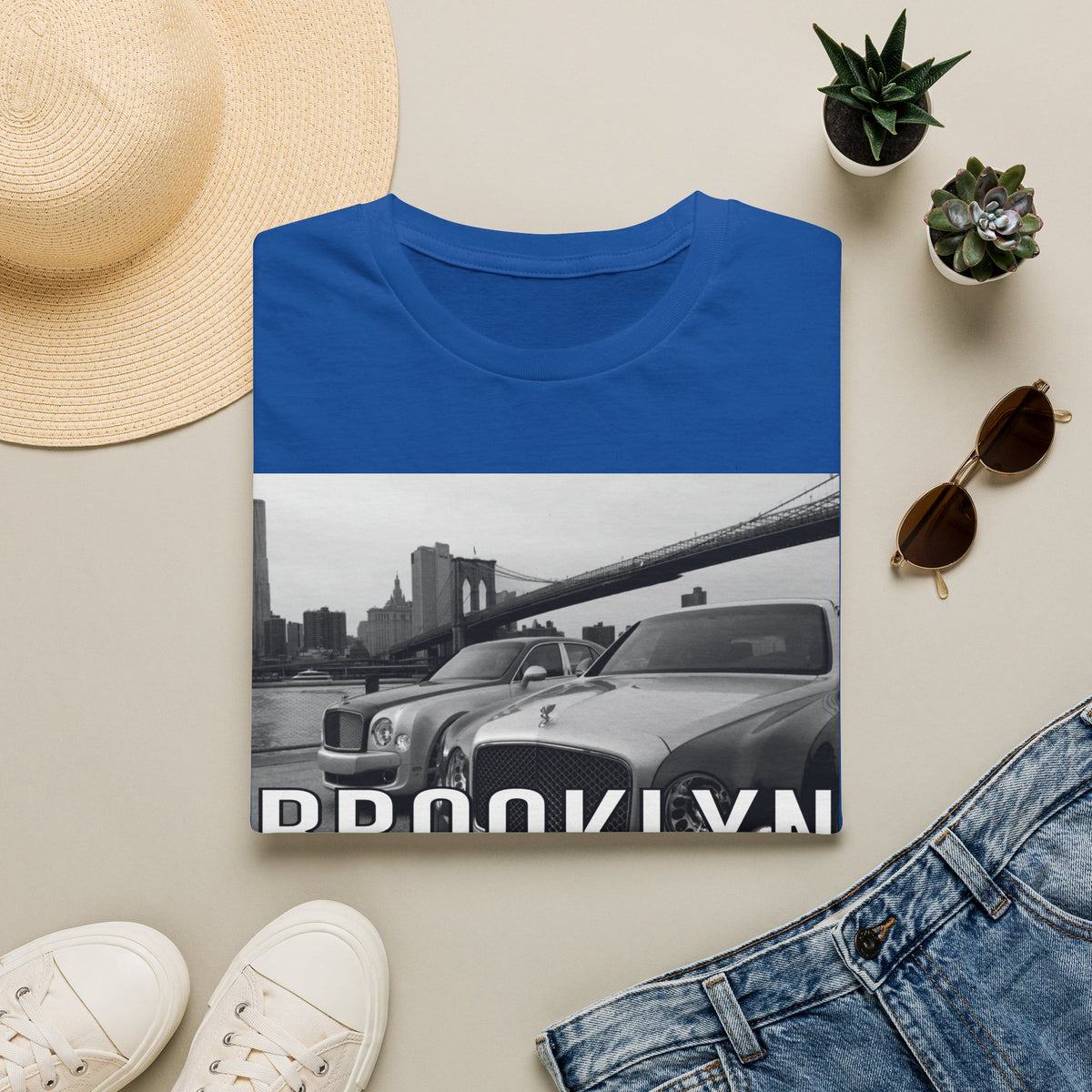 Brooklyn-Bentley-Brooklyn Bridge-NY-T-Shirt