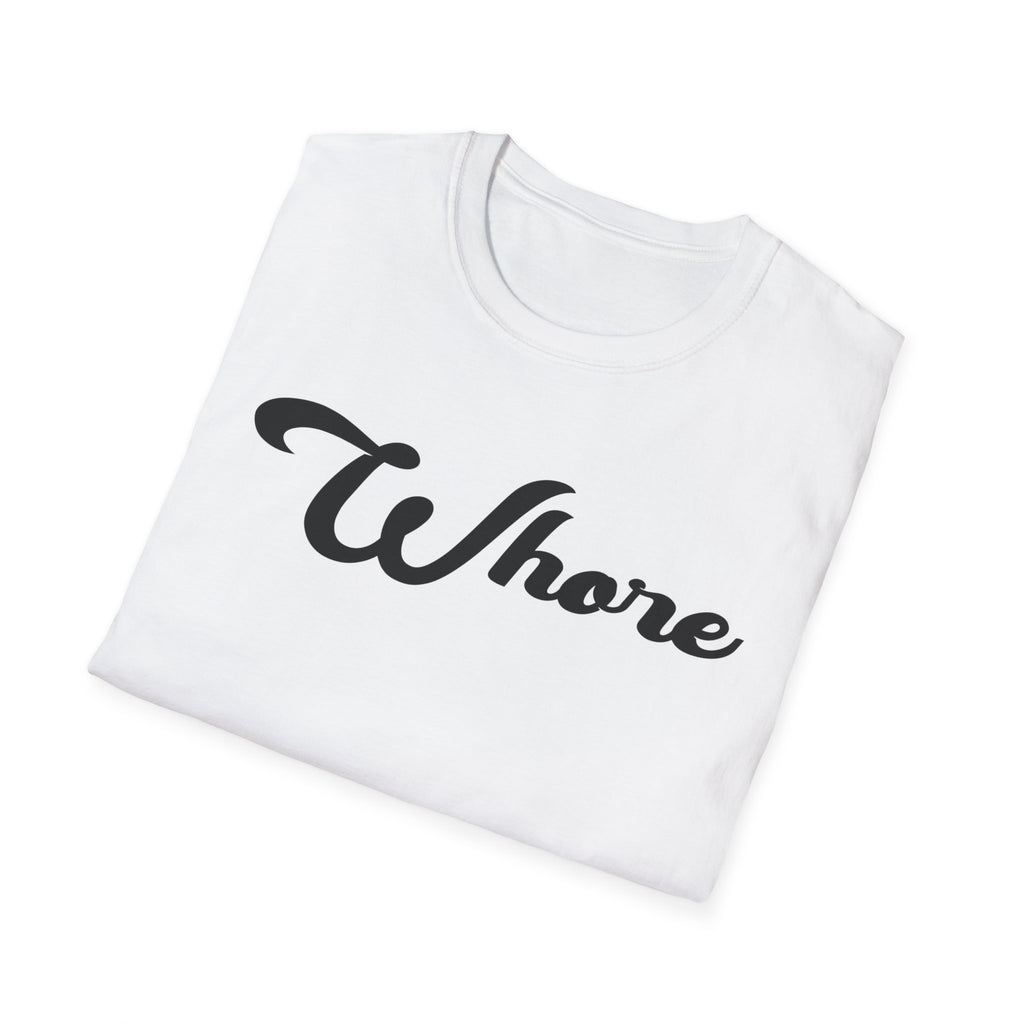 Whore - T shirt - Adult - XXX - X Rated (Crew)