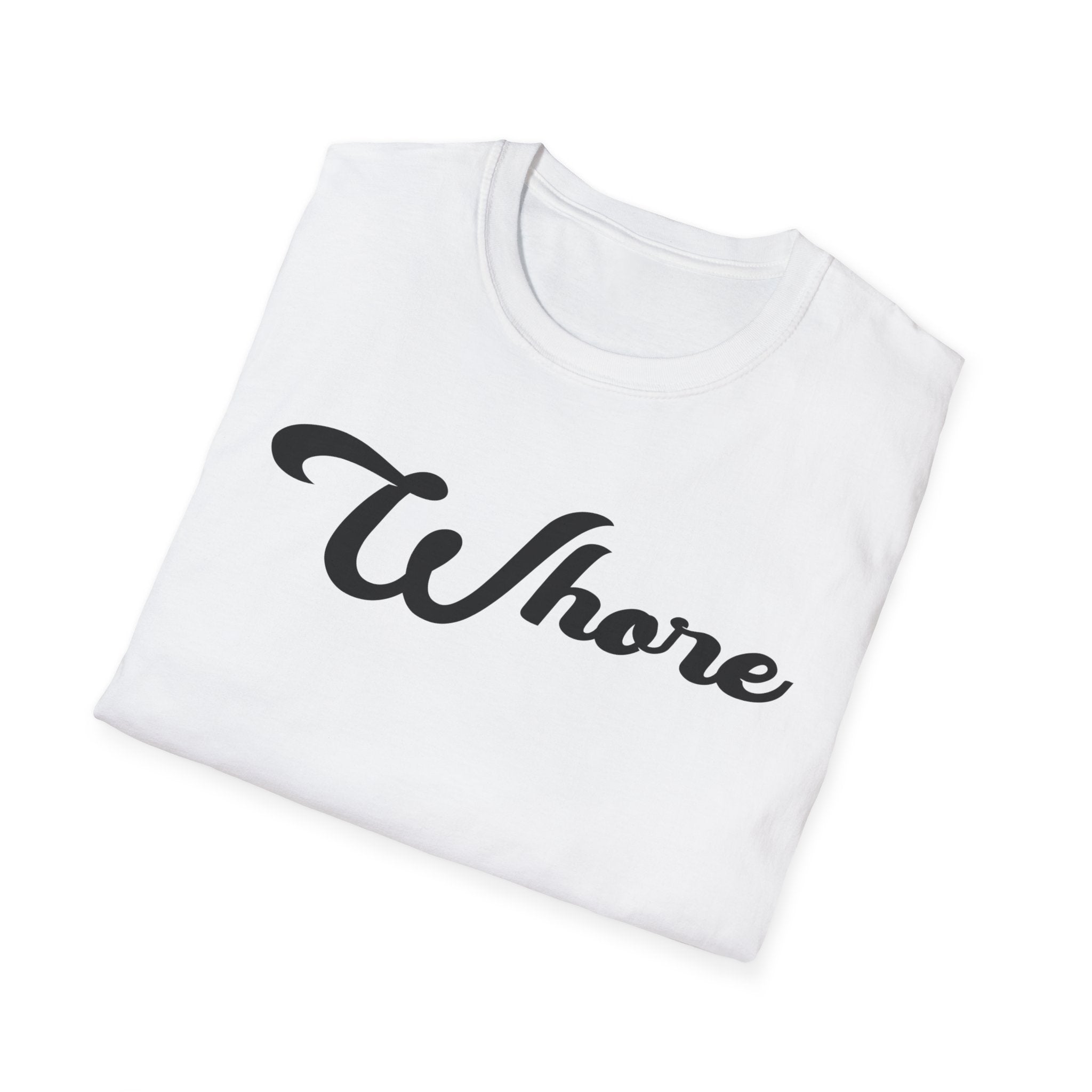 Whore - T shirt - Adult - XXX - X Rated (Crew)
