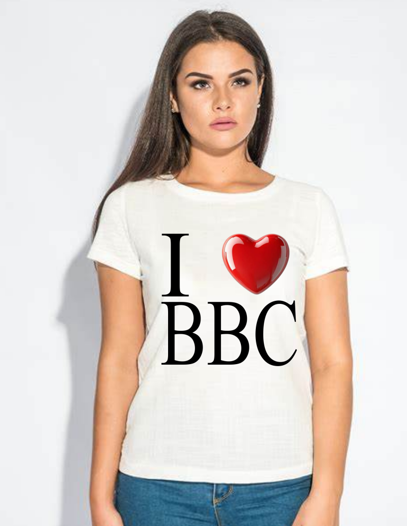 I Love BBC - Adult - T Shirt - XXX - X Rated (Crew)