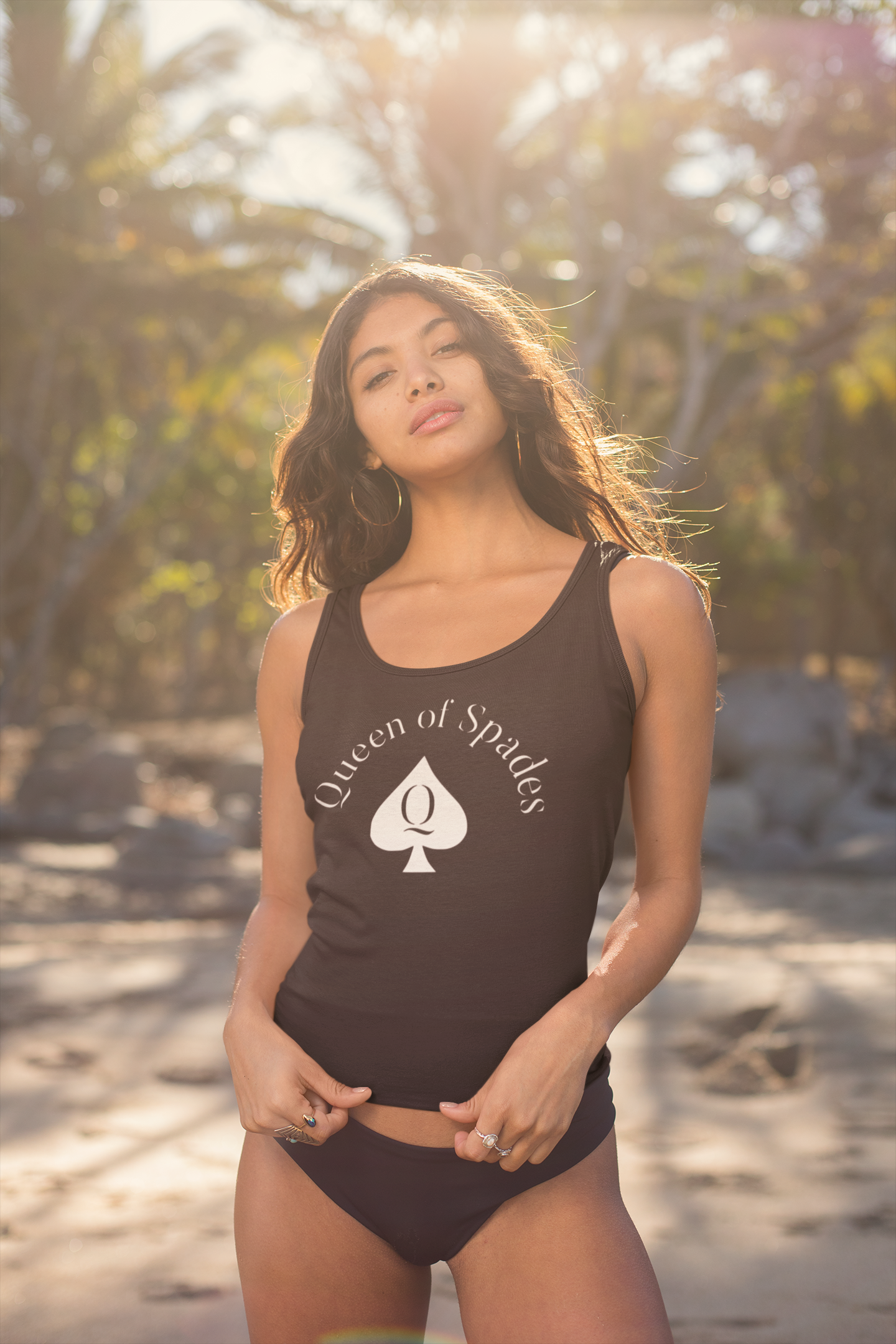 Queen of Spades - Adult - T Shirt - XXX - X Rated (Tank Top)