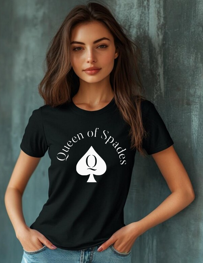 Queen of Spades - Adult - T Shirt - XXX - X Rated (Crew)