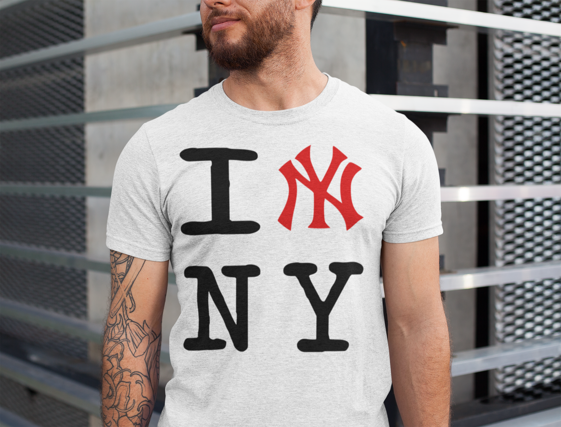 I Love New York City - T- Shirt - Yankees